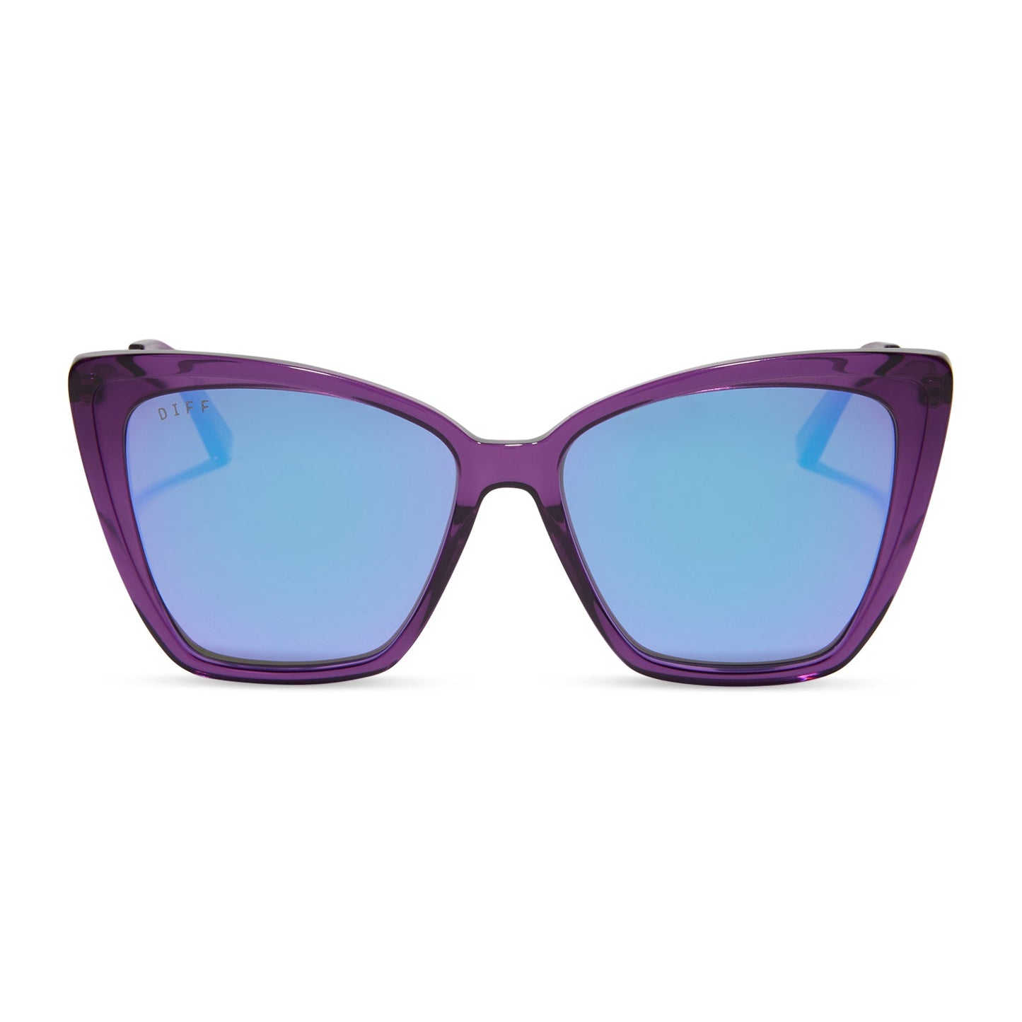 Óculos de Sol Becky II - Cristal Roxo Posh + Espelhado Roxo