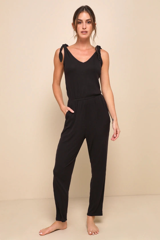 Macacao Sem Mangas Canelado Mysjoy-preto