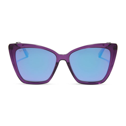Óculos de Sol Becky II - Cristal Roxo Posh + Espelhado Roxo