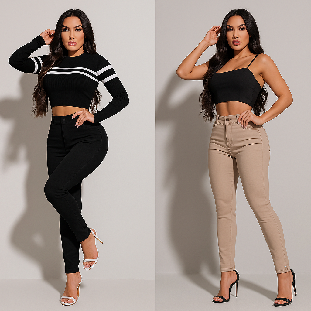 Kit 2 Calças Ultra Modeladoras - A Escolha das Famosas