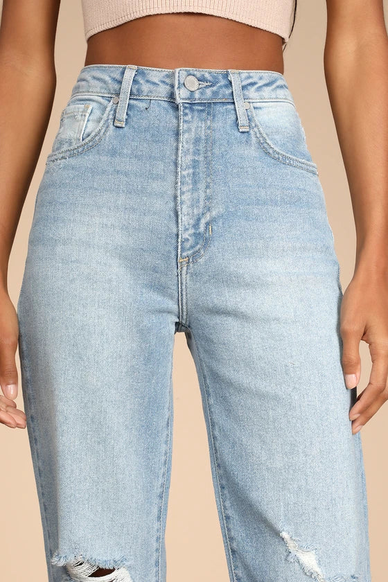 Jeans Cintura Alta Estilo Geracional Mysjoy - Jeans