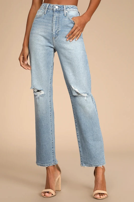 Jeans Cintura Alta Estilo Geracional Mysjoy - Jeans