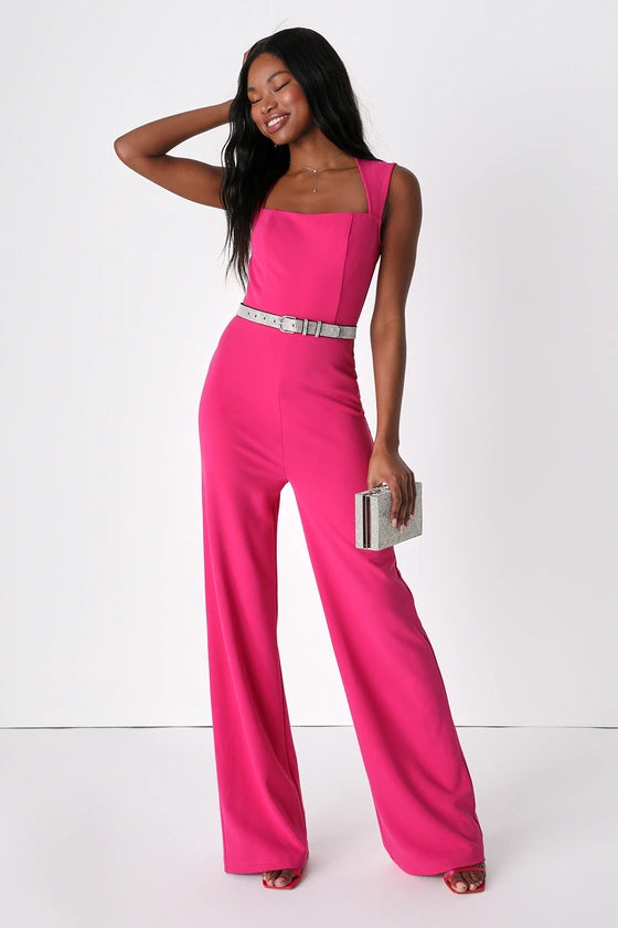 Macacao Mysjoy Gola Quadrada-rosa