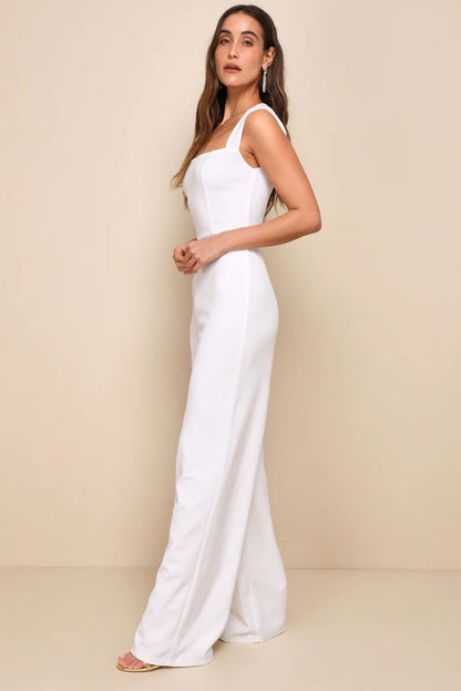 Macacao Mysjoy Gola Quadrada-branco