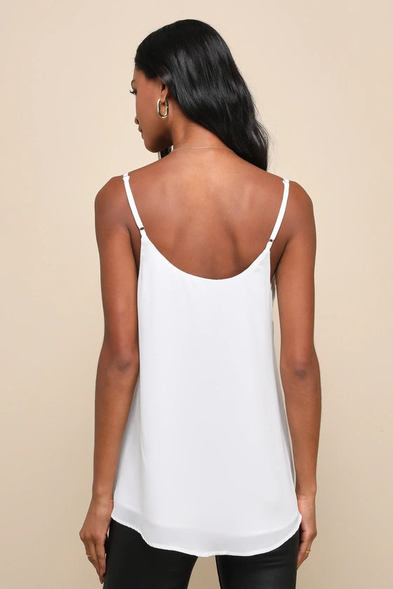 Top de Malha Preta Mysjoy-branco