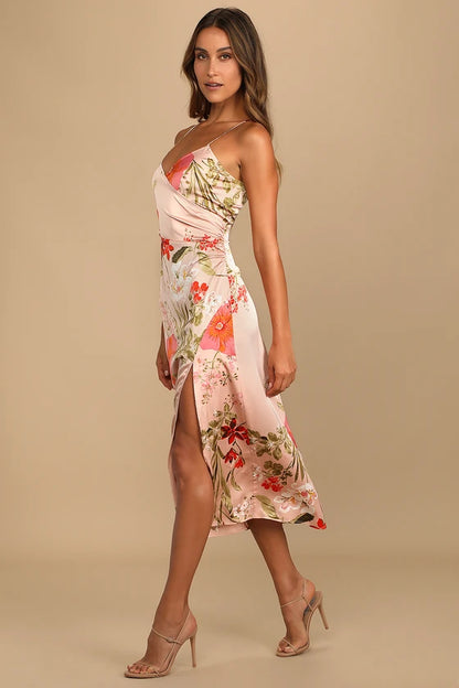 Vestido Floral  Elegante-floral