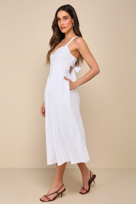 Vestido Longo com Cintura Elástica Mysjoy
