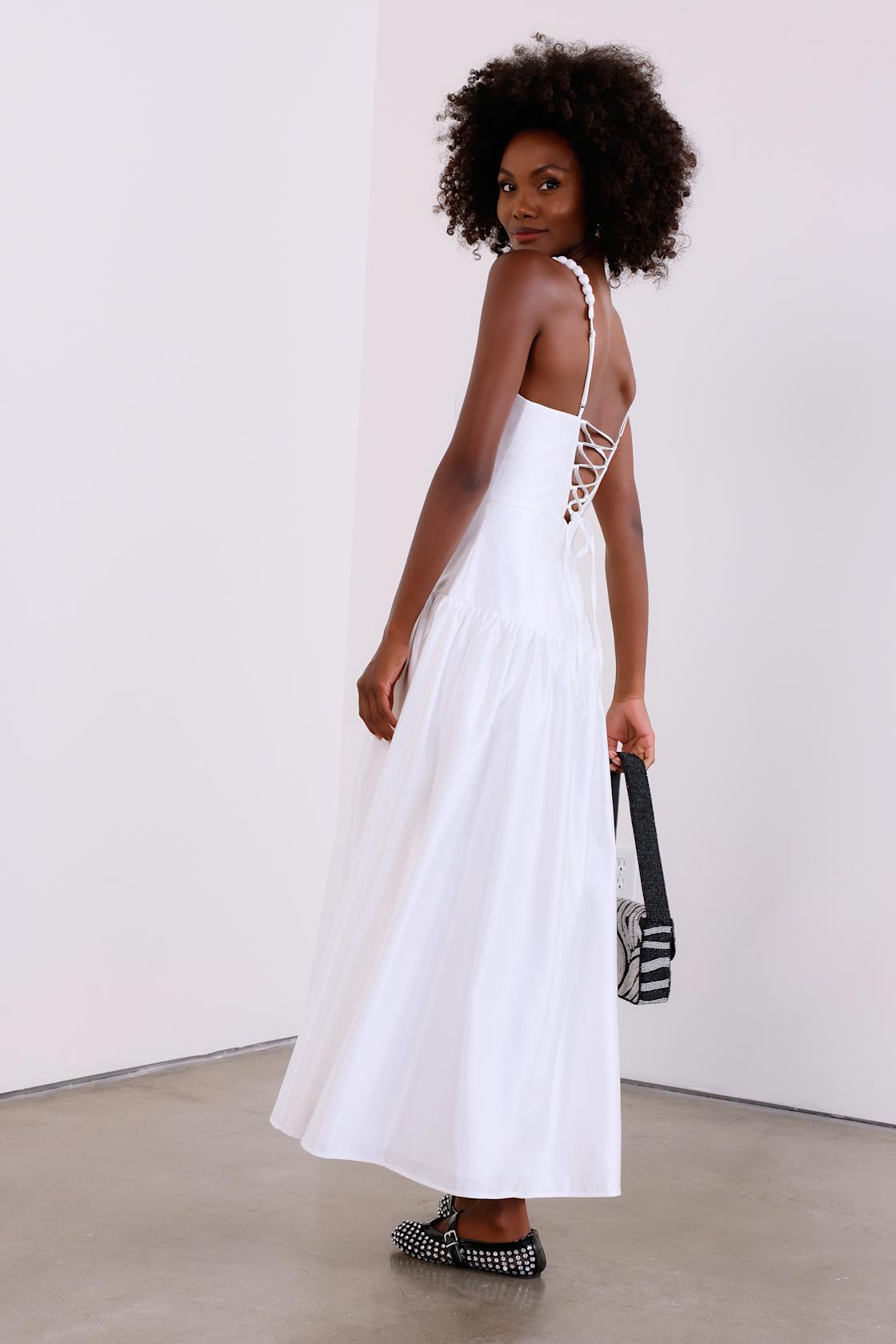 Vestido Longo com Copas Acolchoadas da Mysjoy