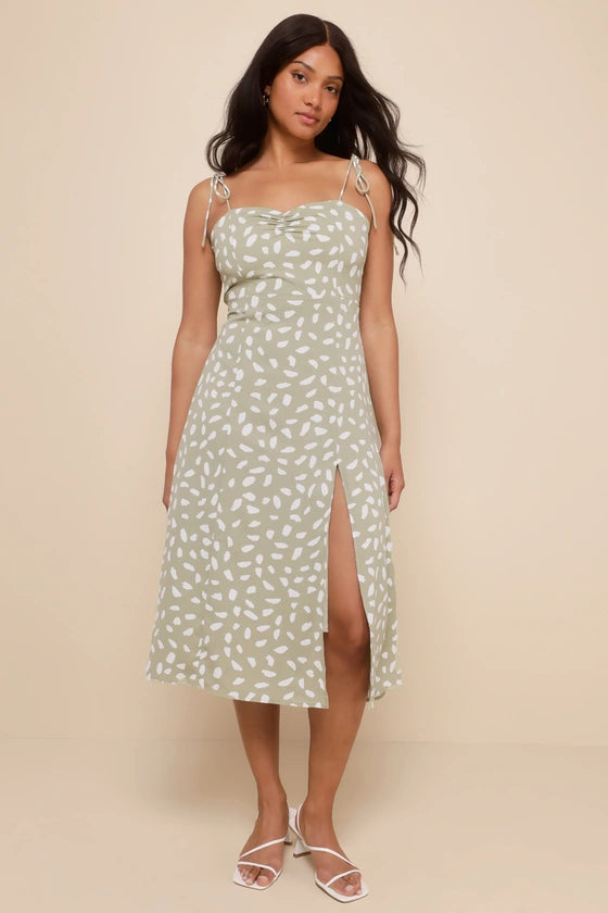 Vestido Midi Verde Party-verde