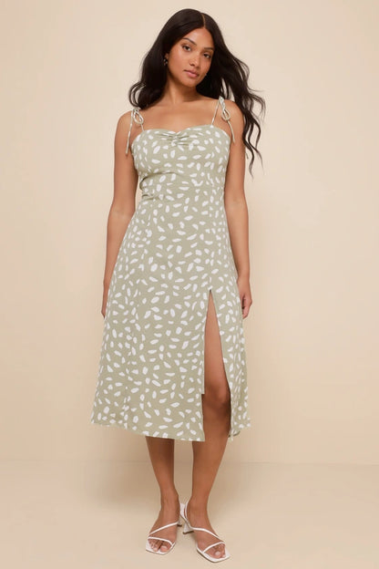 Vestido Midi Verde Party-verde