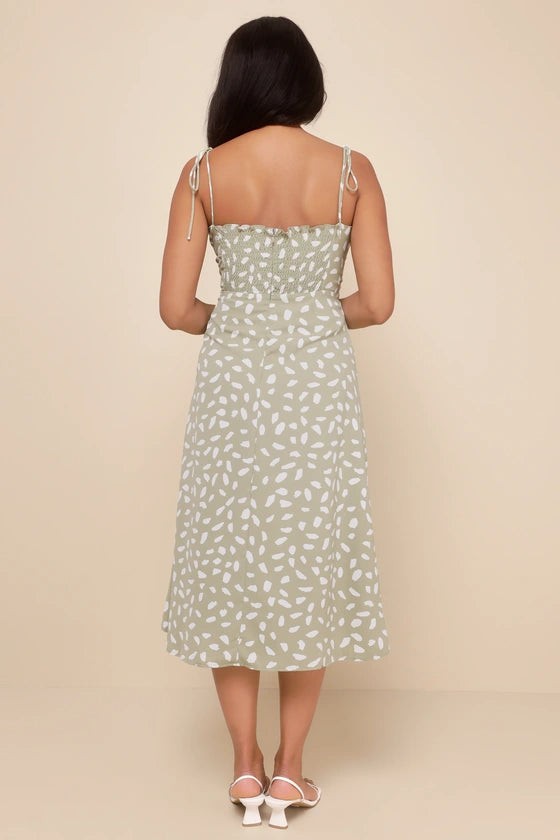 Vestido Midi Verde Party-verde